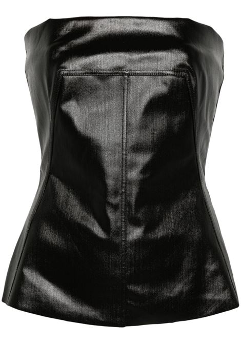 Black bustier top Rick Owens - women